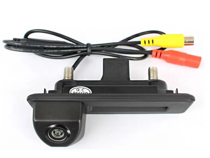 CCD night viosn car trunk handle reverse parking rear view font b camera b font for