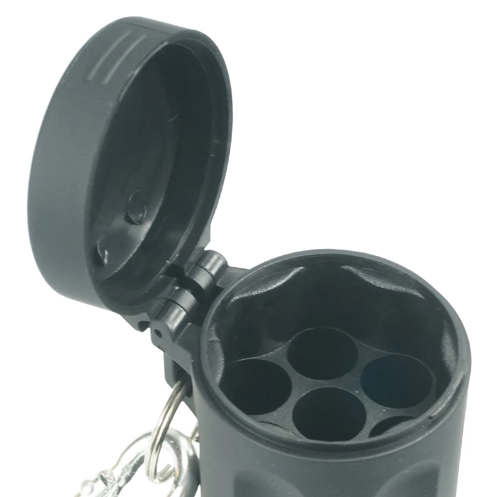 Portable Cylinder Ashtray PRO Smokeless, Plastic & Metal Body with