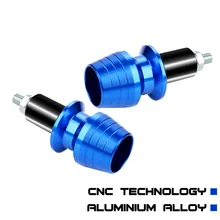 2 шт. CNC алюминиевые универсальные наконечники рукоятки мотоцикла для руля крышки для Kawasaki Z750 Z800 Z1000 для Yamaha