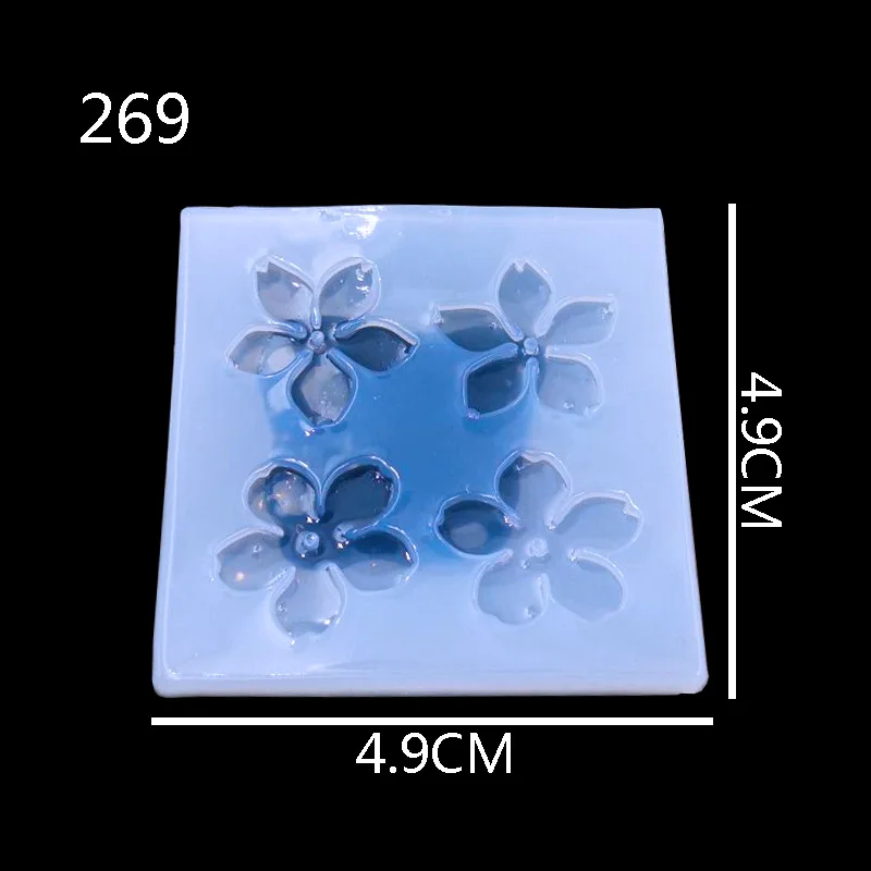 1 шт. Сакура Подвеска для изготовления «сделай сам» прозрачный УФ из эпоксидной смолы силиконовые комбинированные формы для DIY изготовления ювелирных изделий
