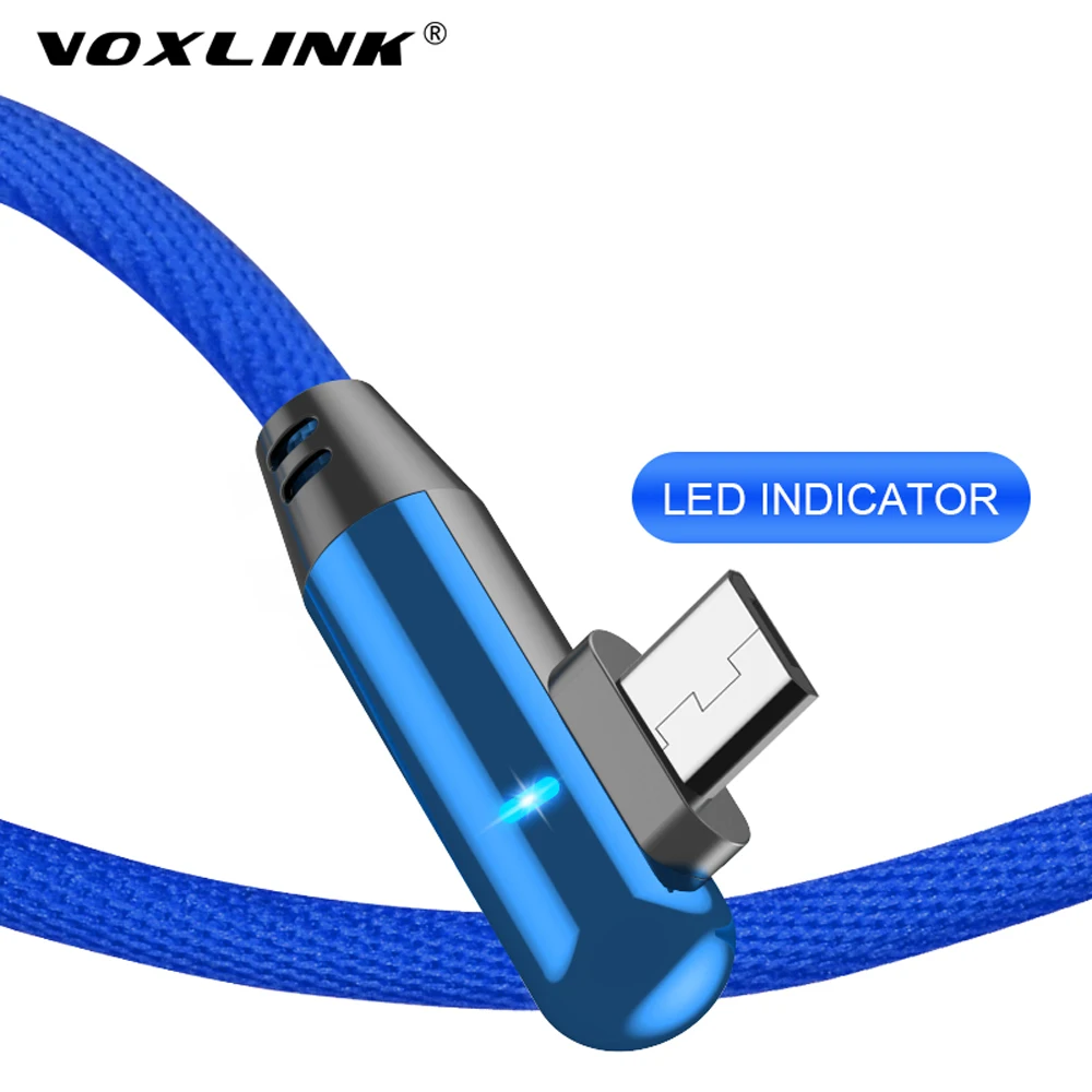 VOXLINK Micro USB кабель Быстрая зарядка микро кабель для передачи данных для samsung s9 xiaomi/lenovo/huawei/htc/Meizu Android кабели для мобильных телефонов