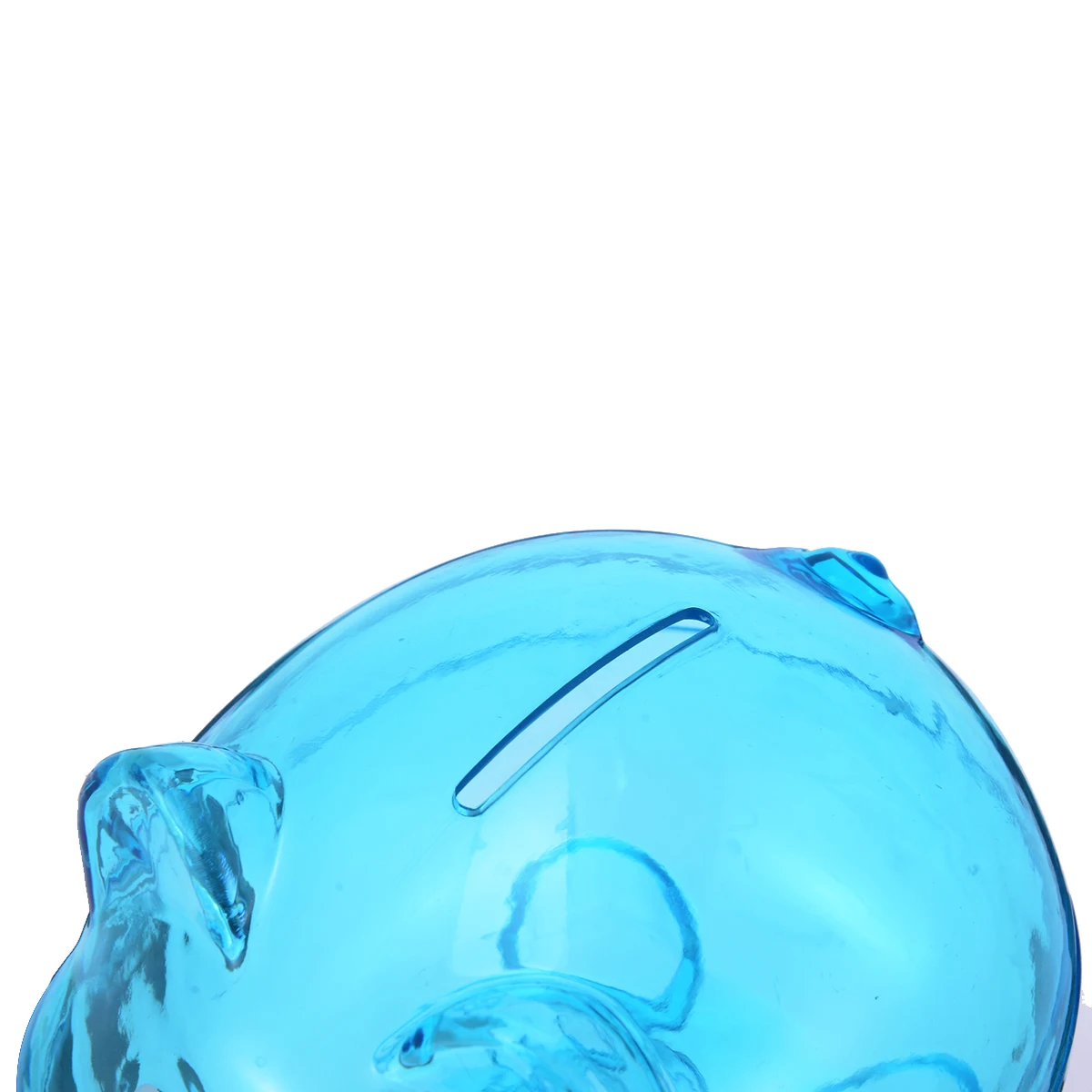 Clear Novelty Plastic Piggy Bank Coins Cash Money Box Kids Saving Storage Tool Pig Toy Gift Home Decoration