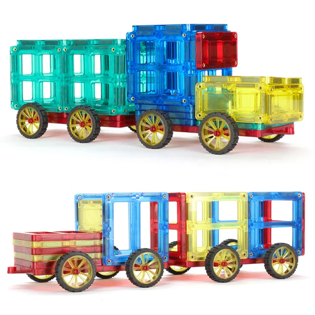 Blocks Train Toy Set Designer Educational Construction