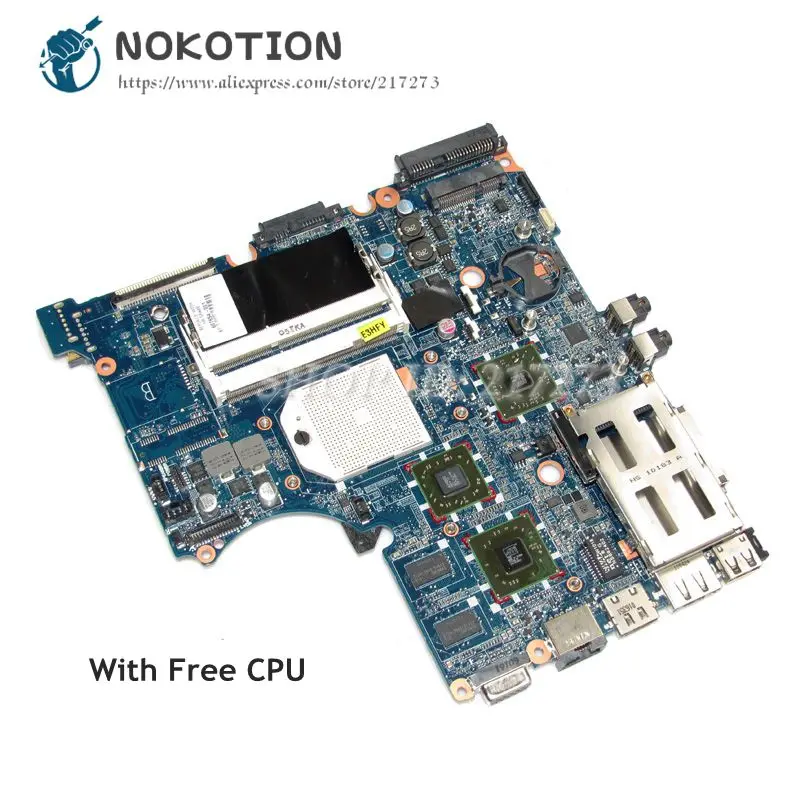 NOKOTION 607654-001 для hp Probook 4325 S 4326 S ноутбук материнская плата Гнездо S1 HD5470 DDR3 Бесплатная Процессор