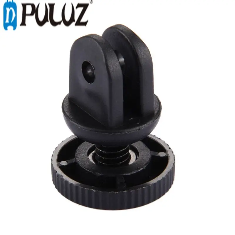 PULUZ PU212 Mini Size Screw Tripod Mount Adapter for GoPro HERO6 5 4 3+ 3 2 1 for Xiaoyi support