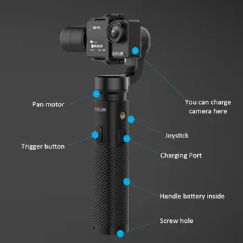 

SJCAM SJ-Gimbal 2 Handheld GIMBAL 3 Axis Stabilizer Bluetooth Control for SJ6 SJ7 SJ8 Pro/Plus/Air Action Camera for Yi Camera