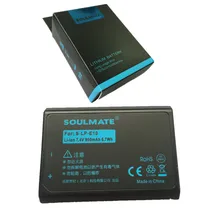 SOULMATE LP-E10 lithium batteries pack LP E10 Digital Camera Battery LPE10 For Canon 1100D 1200D 1300D Rebel T3 T5 KISS X50 X70