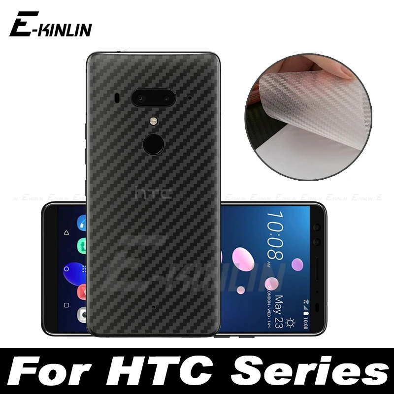 

3D Carbon Fiber Back Cover Screen Protector Protective Film For HTC U Ultra Play U11 Plus One M10 Desire 10 Pro Lifestyle