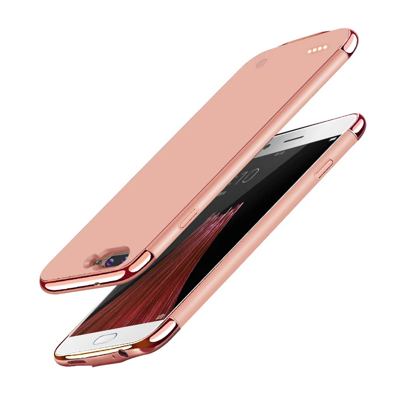 

4000mAh Battery case For OPPO 2017 R11Plus Ultra Thin Luxury Matte Plating Metal Texture Power Bank phone case Cover