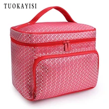 Waterproof Cosmetic Bag Big Professional Toiletry Bags Travel Makeup Case Beauty Necessaries Make up Storage Beautician