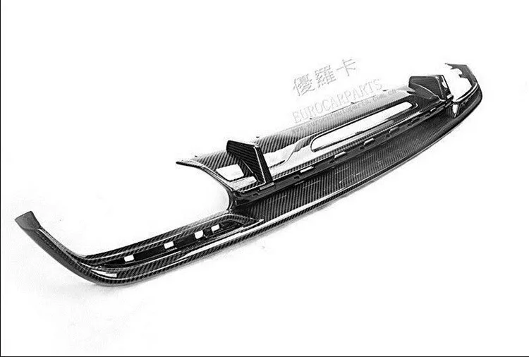 Benz S63 carbon fiber front lip and rear diffuser Kohlenstoff style fit for MB S-class W222 S63 S65 2014year ~  (3)