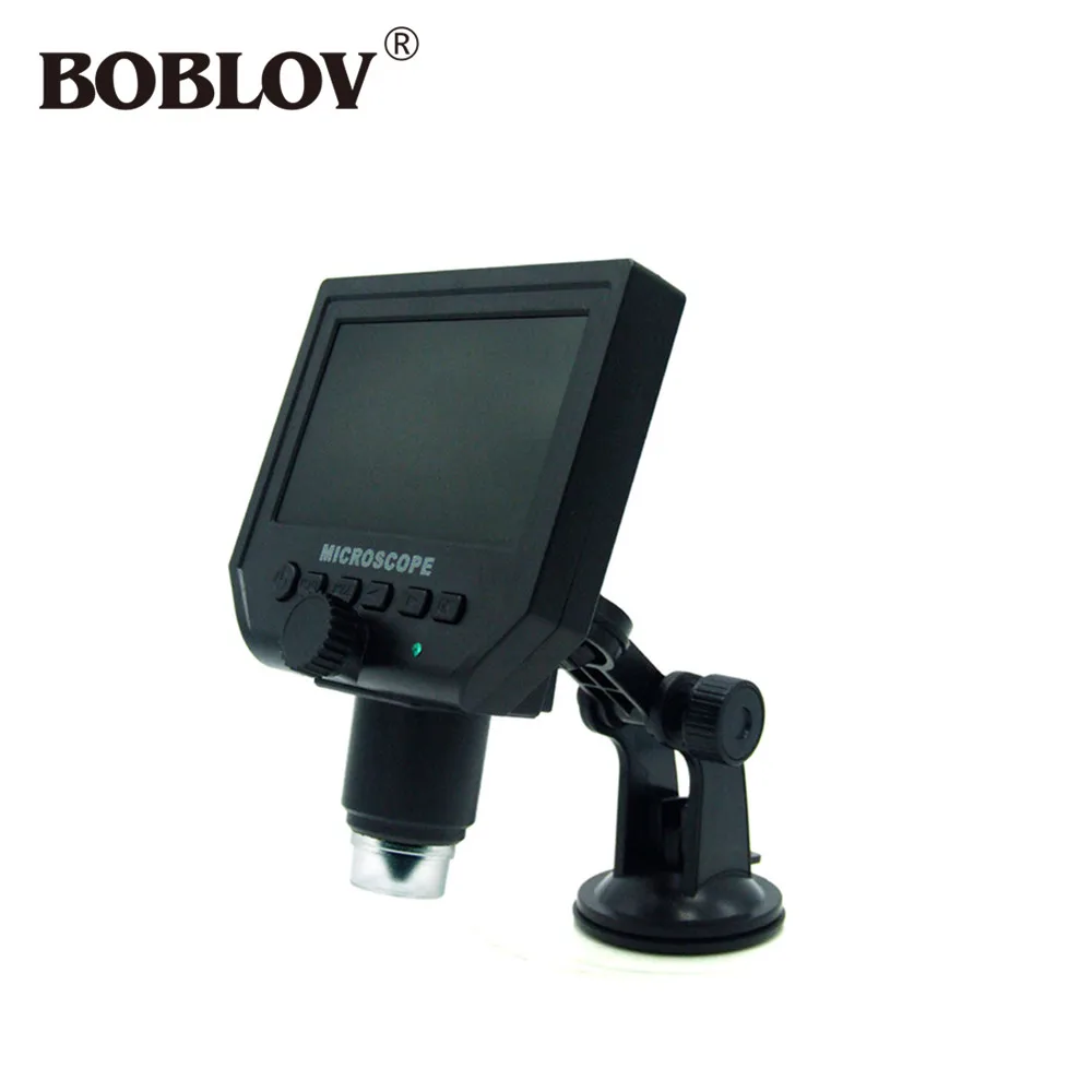 Boblov HD 3.6mp CCD 600X USB электронный микроскоп ЖК цифровой видео Камера 4.3 &quotLED свет