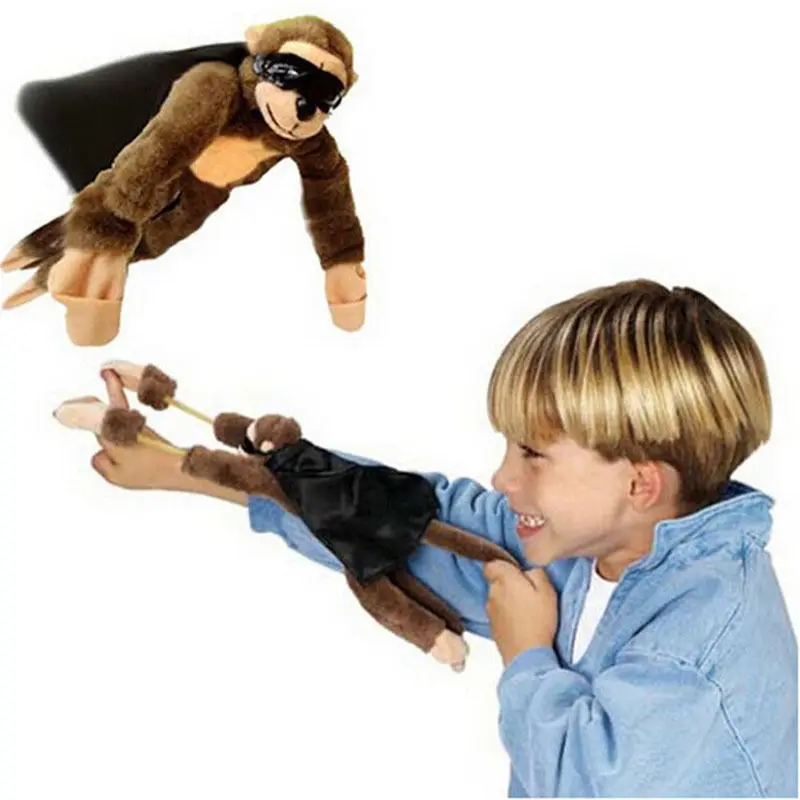 

Soft Plush Slingshot Screaming Sound Mixed For Choice Plush Flying Monkey Toy