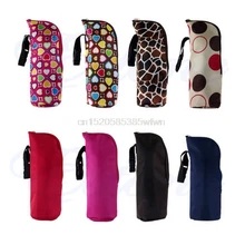 Детские термогрелки для бутылочек для кормления, сумка-тоут для мам, небольшая сумка для коляски, зимний держатель, подвесная сумка-холодильник для бутылочек, Прямая поставка