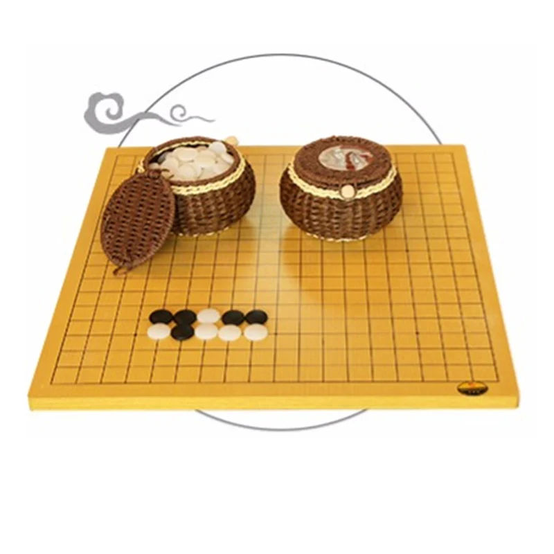 

BSTFAMLY Porcelain Go Chess 19 Road 361 Pcs/Set Chinese Old Game of Go Weiqi International Checkers Folding Table Toy Gifts LB21
