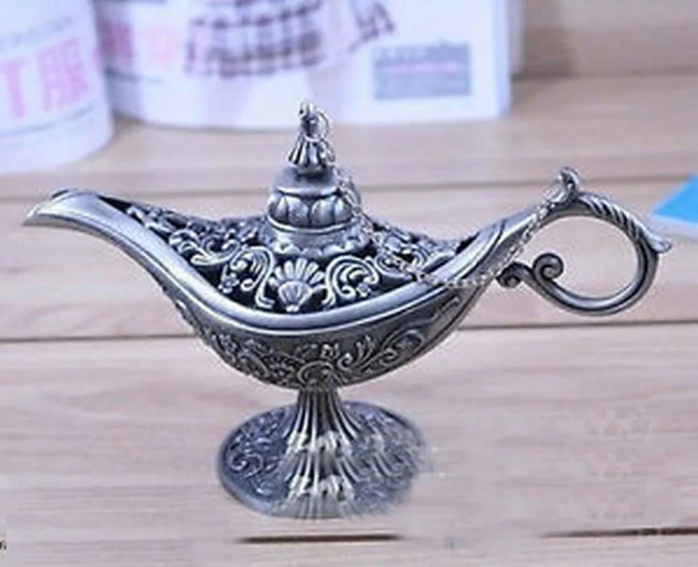 2PCS Rare Legend Magic Al addin Genie Light OiL Lamp tea Pot