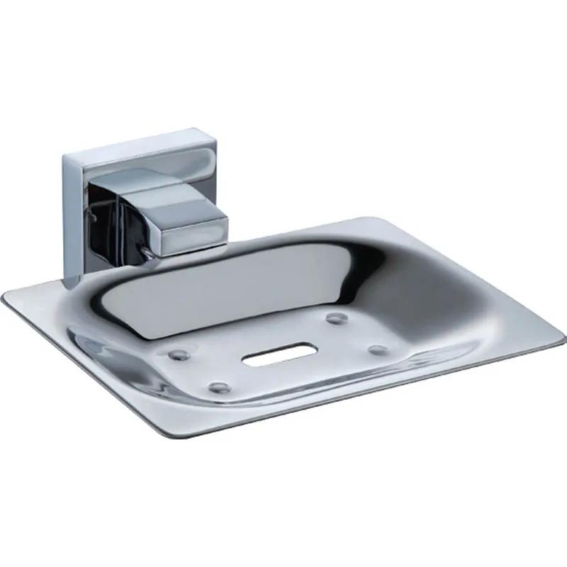 Modern Bathroom Shower Soap Dishes Holders Hanger Brass Chrome Polished