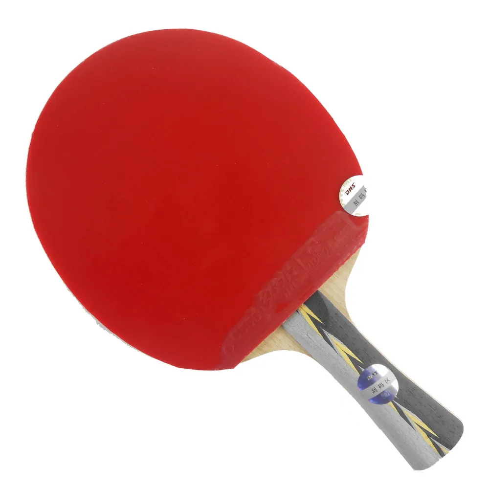Original DHS POWER.G7 PG7 blade + NEO Hurricane3 / G555 rubber with sponge for a table tennis racket Long Shakehand FL