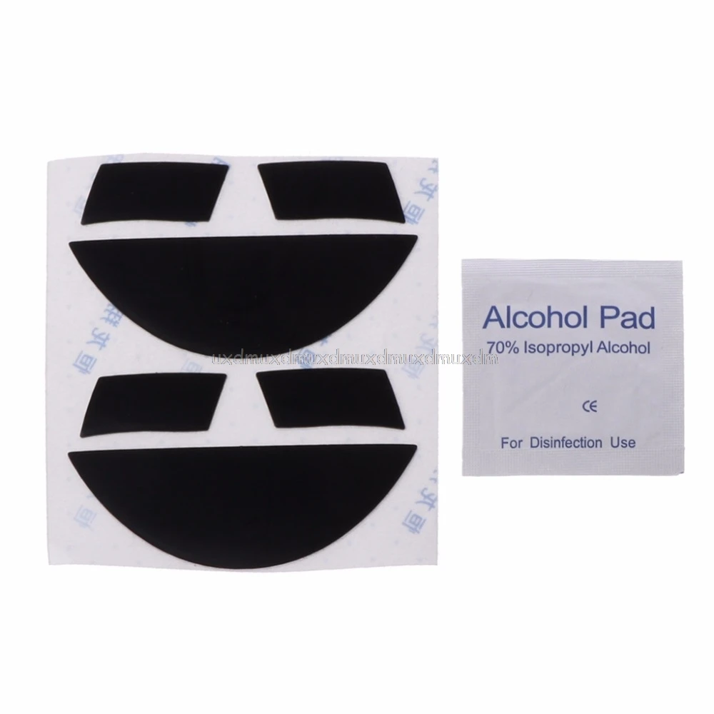 2 комплекта 0 6 мм тефлоновые для мыши коньки Мышь клейкие подушечки razer Naga 2014 J05 19