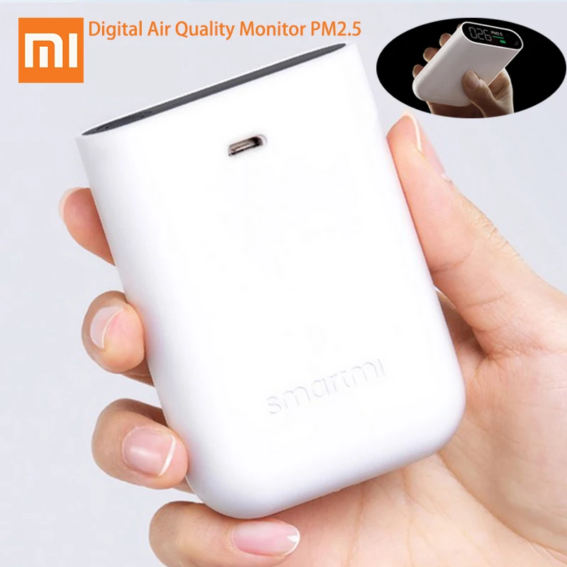 

2019 Xiaomi Mijia Smartmi PM2.5 Air Detector Portable Sensitive Mijia Air testing Quality Tester LED Screen Digital Indicator