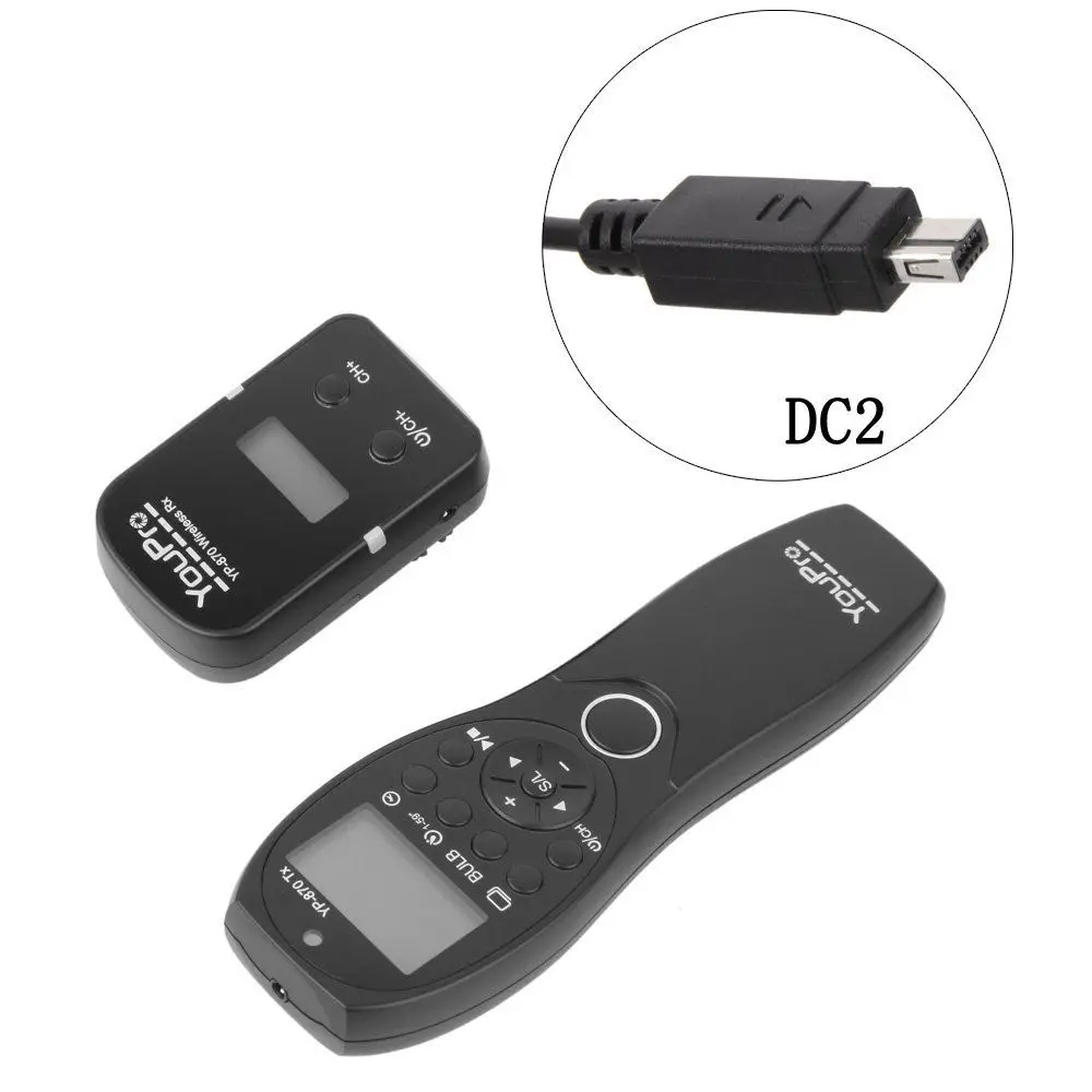 

LCD Wireless Timer Remote Control for Nikon D3300 D3200 D3100 D750 D610 D600 DF