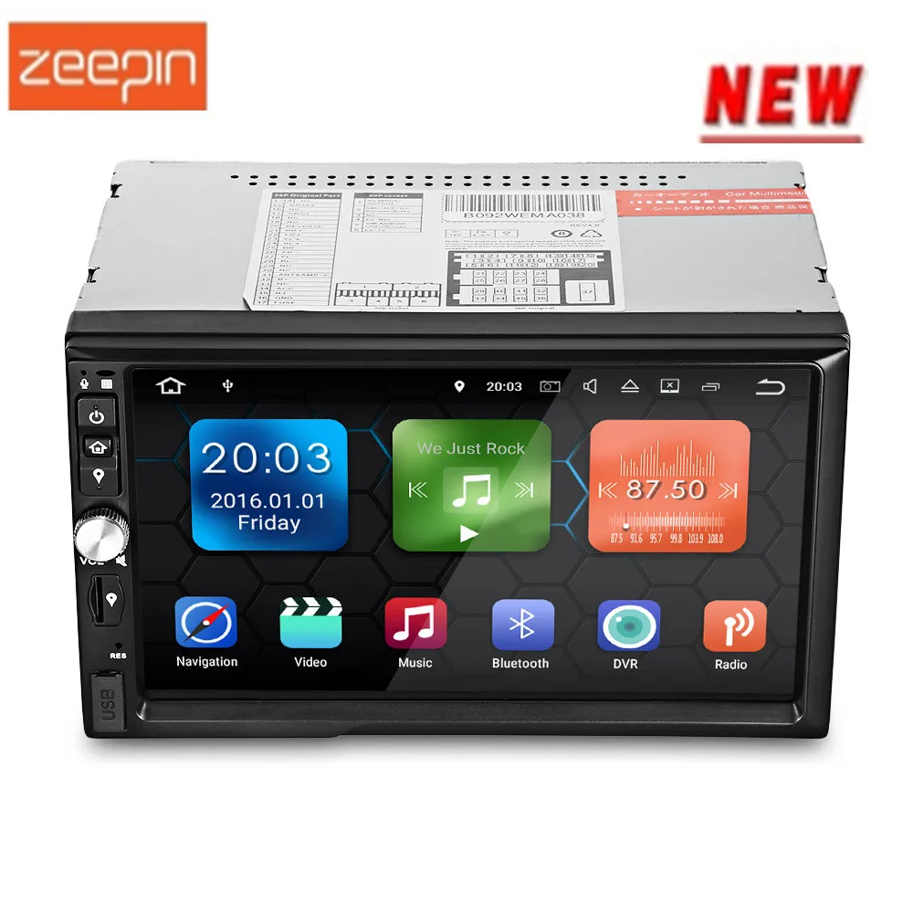 

Zeepin WE7092 7-inch Android 7.1.2 Touch Screen Universal Car Multimedia Player Support Wi-Fi/3G GPS OBD Bluetooth Mirror Link