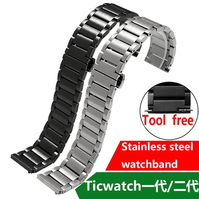 Smart Watch accessories 20mm 22mm Stainless Steel Watch bands