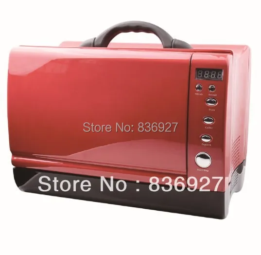 24V/12V Yacht or Car use Red/Black/Blue/White Digital timer control portable microwave oven