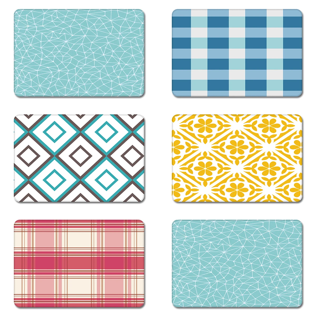 

Chevron Quatrefoil Geometric Pattern Nature Rubber Table Mouse Pad Laptop Computer Enclosure Mousepad Mat
