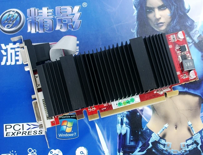  Fine shadow HD6450 independent 1G precision laser version. True DX11 1024M graphics 