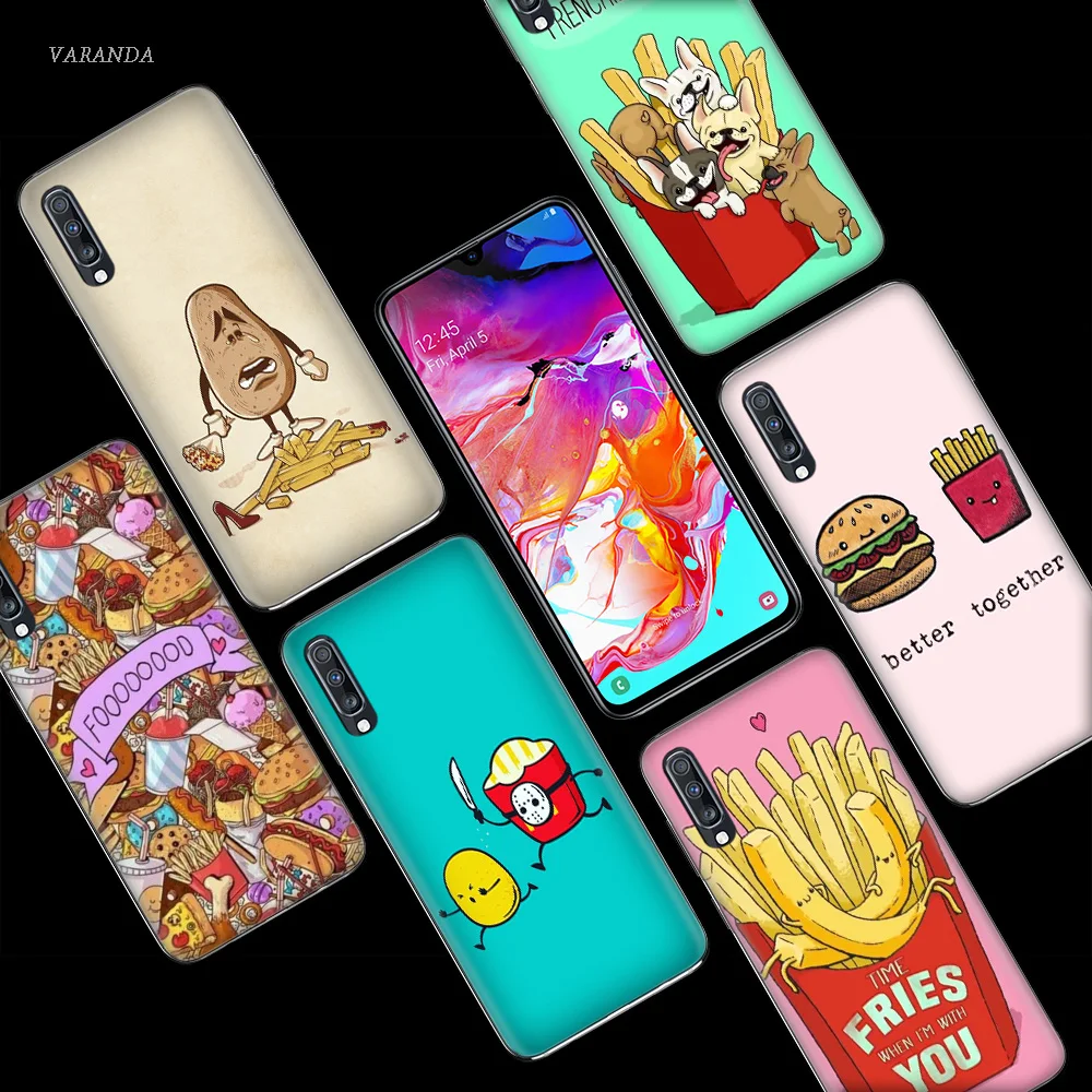 

Cute Food French Fries Case for Samsung Galaxy A50 A70 A80 A60 A40 A30 A20 A10 M30 M20 M10 A6 A8 Plus A5 A7 A9 2018 Phone Cover