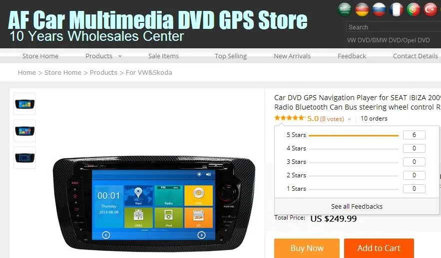 Flash Deal Car DVD GPS Navigation Player for SEAT IBIZA 2009 2010 2011 2012 2013 with Radio Bluetooth Can Bus steering wheel control RDS 6 Flash Deal Car DVD GPS Navigation Player for SEAT IBIZA 2009 2010 2011 2012 2013 with Radio Bluetooth Can Bus steering wheel control RDS 6