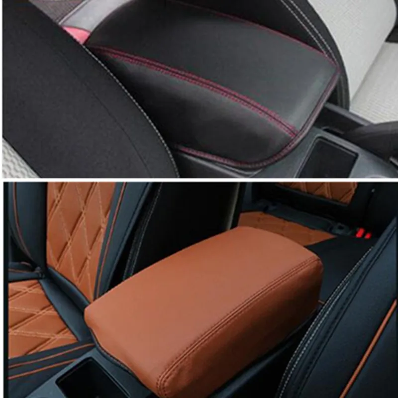 

For Nissan Qashqai J11 2016 2017 Car Central armrest box 3D design Artificial Leather cover accessories