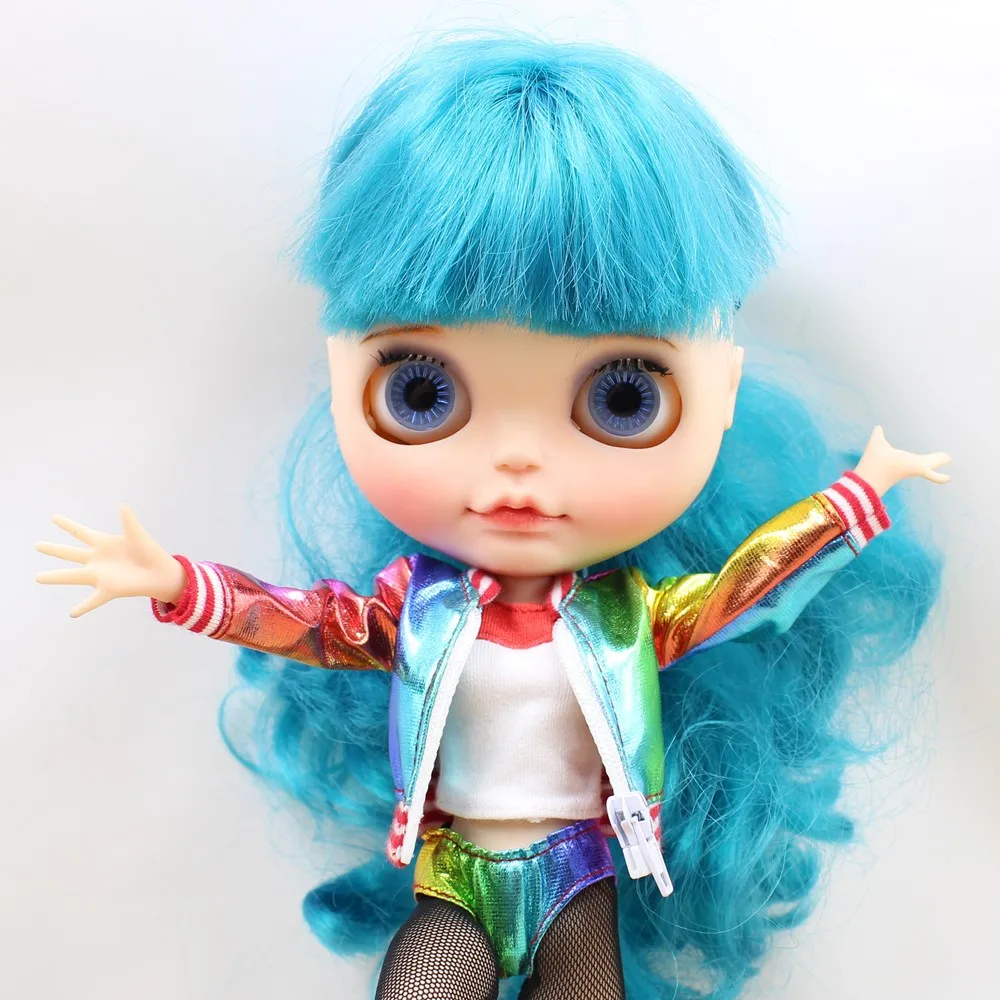 Neo Blythe Doll Shirt with Underwear, Stocking & Coat 4