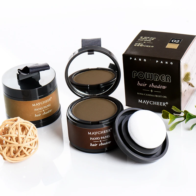 MAYCHEER 4 Color Hair Fluffy Powder Instantly Black Root Cover Up Natural Instant Hair Line Shadow Powder Hair Concealer Coverag MAYCHEER 4 Color Hair Fluffy Powder Instantly Black Root Cover Up Natural Instant Hair Line Shadow Powder Hair Concealer Coverag