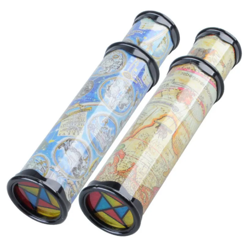 

30cm Large Scalable Rotating Kaleidoscopes Extended Rotation Adjustable Fancy Colored World Baby Toy Children Autism Kid Toy -48