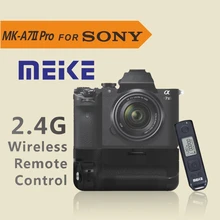 MEKE Meike Mk-a7II Pro Встроенный 2.4 г Беспроводной Батарейный блок для sony A7ii с Пультом Ду бесплатная доставка