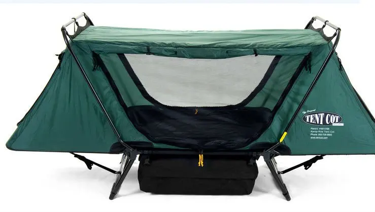 

Kamp Rite Double Tent Cot Rainfly Outdoor Camping Hunting Fishing Hiking Portable Sleeping