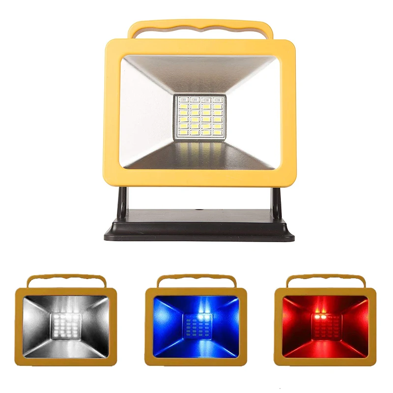 

LED Work Light Rechargeable with Magnetic Battery Powered 15W Lighting Waterproof Spotlight Outdoor Camping Emergency Lights