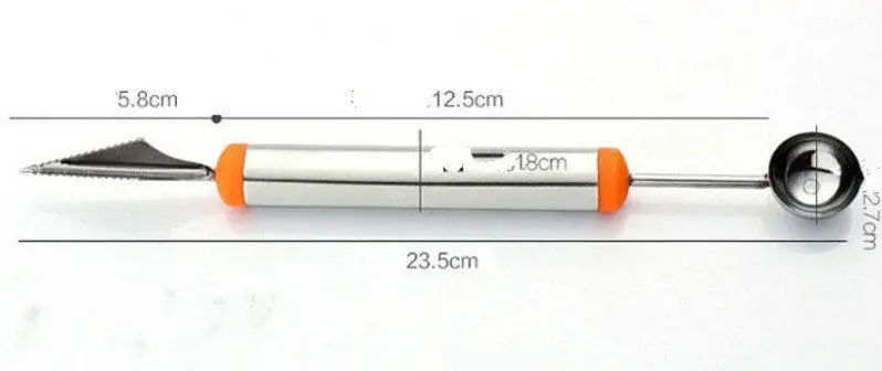 Фрукты Нож Резак DIY Гаджеты Мороженое Копать Мяч Совок Ложка Арбуз Дыня Baller Ассорти Холодных Блюд Инструмент