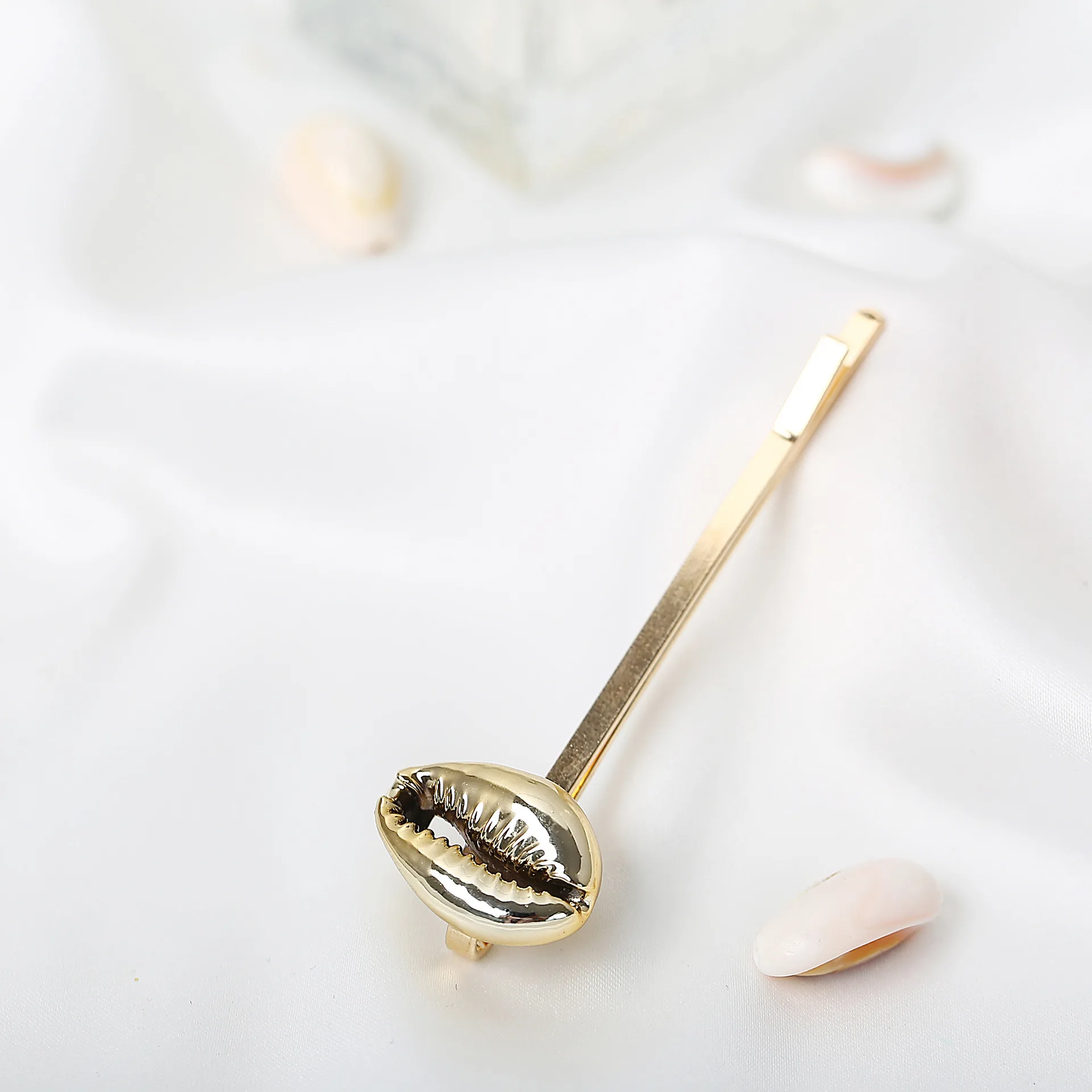 Новая модная Золотая Серебряная заколка для женщин, милый корейский дизайн, жемчужный бант, металлическая шпилька, аксессуары для укладки волос - Окраска металла: ins004-2