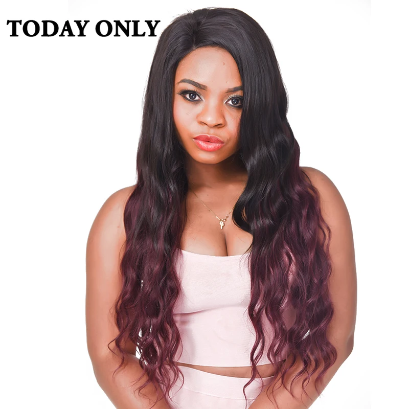 Today Only Ombre Brazilian Body Wave Bundles Non remy font b Human b font font b