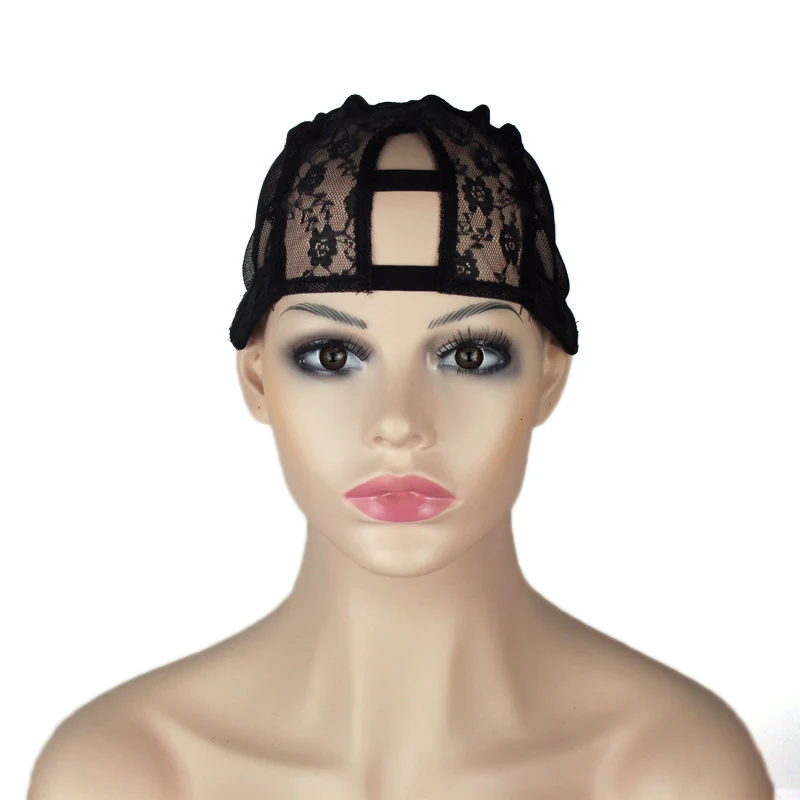 

2Pcs/Lots U Part Wig Caps Left/Centre/Right Part To Choose Wig Cap For Making Wigs With Adjustable Straps Good Quality Guarantee