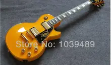 Custom shop gelbe elektrische gitarre ems-freies verschiffen