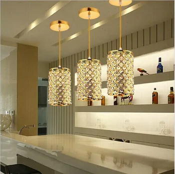 

2020 New Crystalline light LED restaurant Single head head droplight droplight single head droplight fashion simple modern