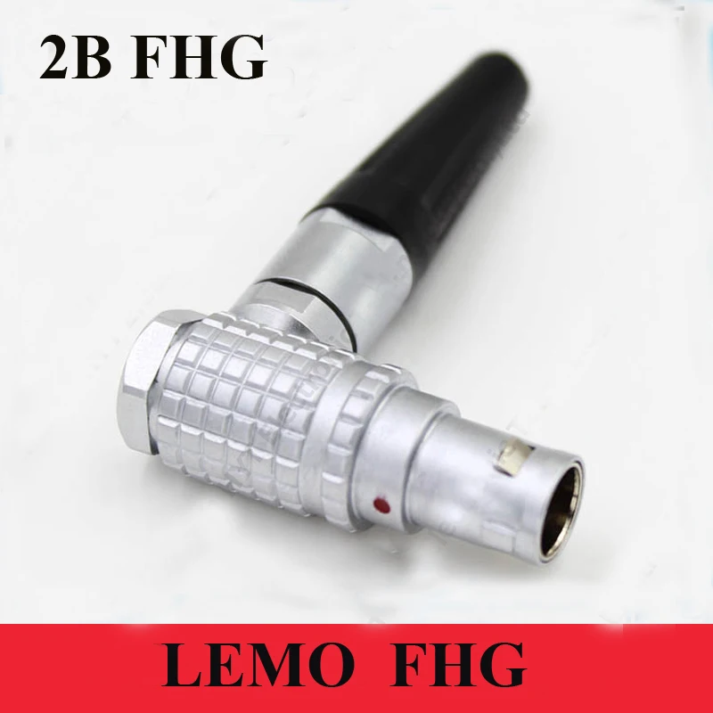 

LEMO M15 Connector FHG 2B 2 3 4 5 6 7 8 10 12 14 16 18 19 Pin Male Contact plug LEMO FHG 2B Right Angle Elbow Plug