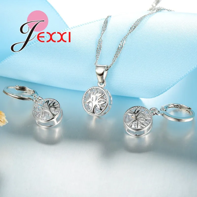 Женский ювелирный комплект из колье и серёг серебра 925 пробы|jewelry sets|gift giftsgift women |