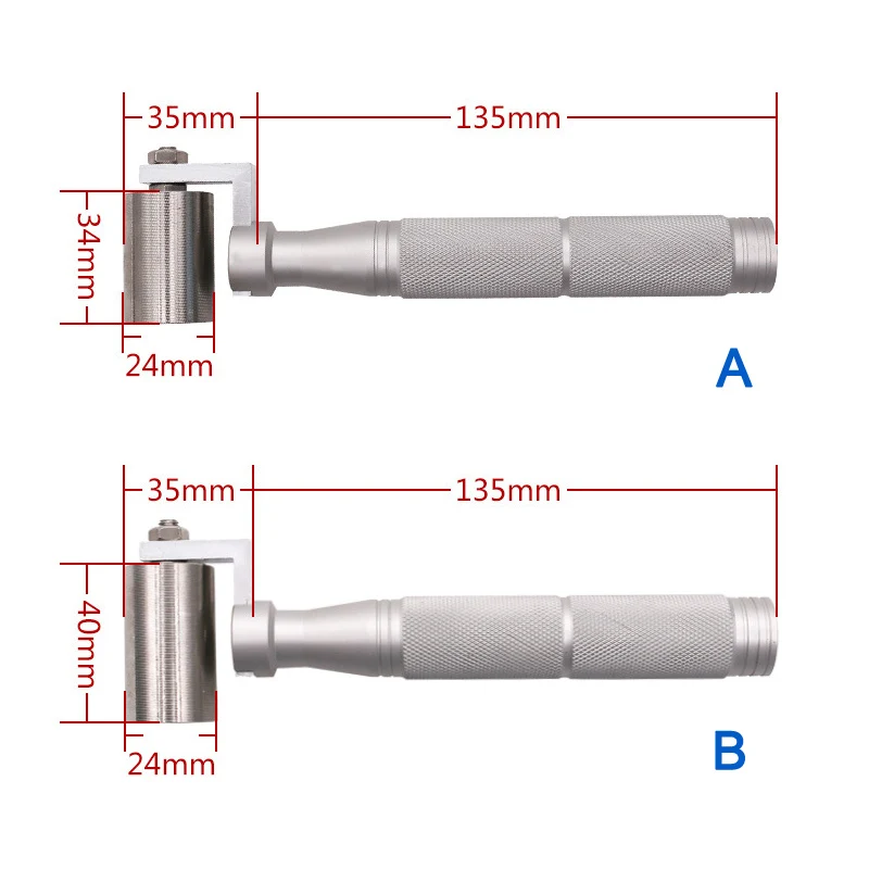Нержавеющая сталь Ручка ролик для обойных швов давление ролик инструмент с подшипником домашний декор дропшиппинг