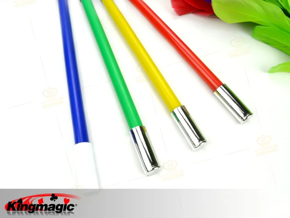 

Color Changed Magic Wand/ Black to Red/ Black to Yellow/ Black to Green/Black to Blue