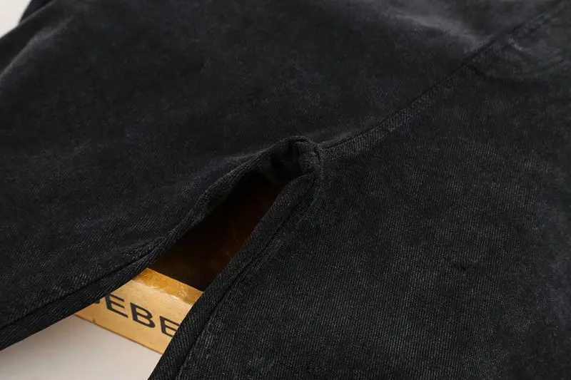 Baratos Skinny Jeans Mujer 2019 nueva moda de primavera novio lavado pantalones vaqueros elásticos lápiz ajustado Capris Pantalones vaqueros de imitación Femme
